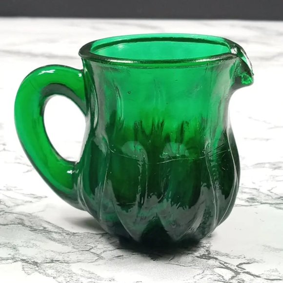 Degenhart Glass Mini Pitcher Trinket Paperweight Toothpick Vtg - Picture 9 of 10